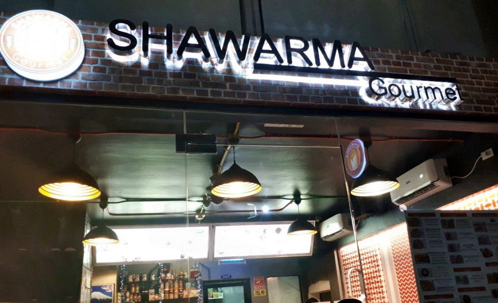 The Outside view of Shawarma Gourmet in Cebu CIty