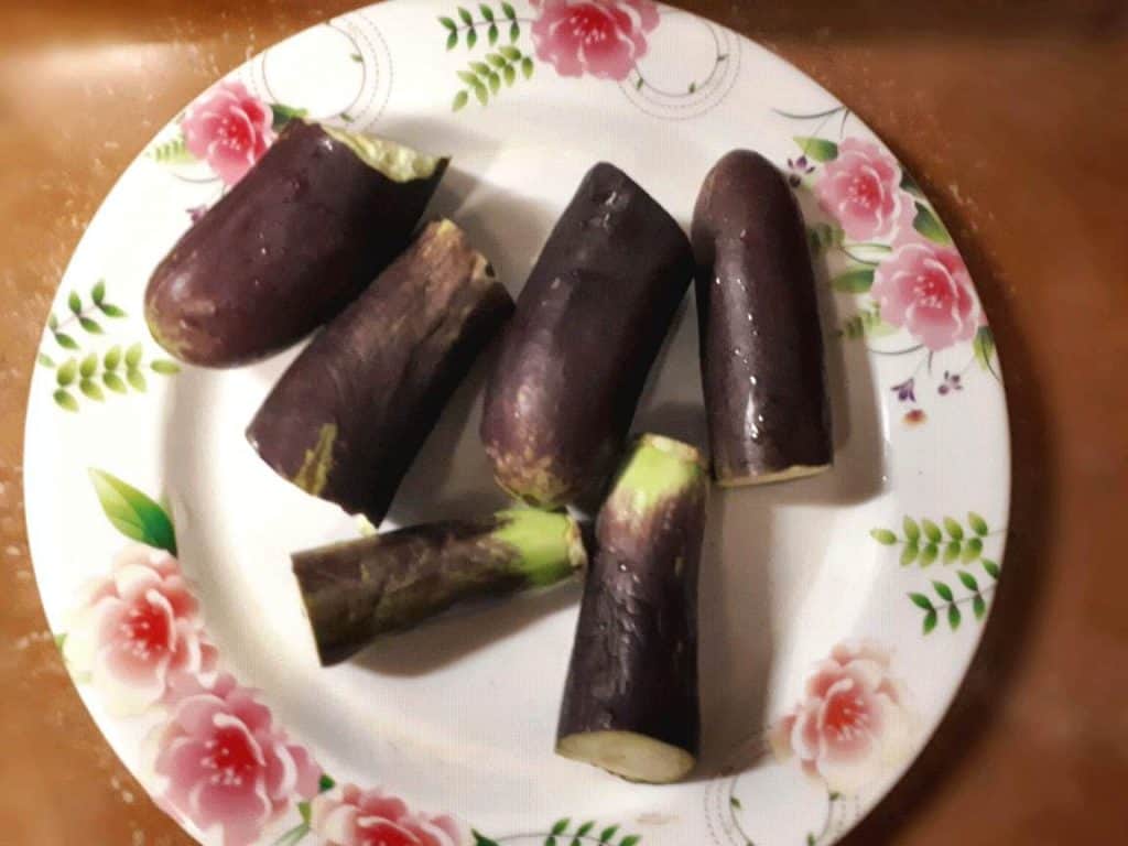 Makdous (pickled eggplant)