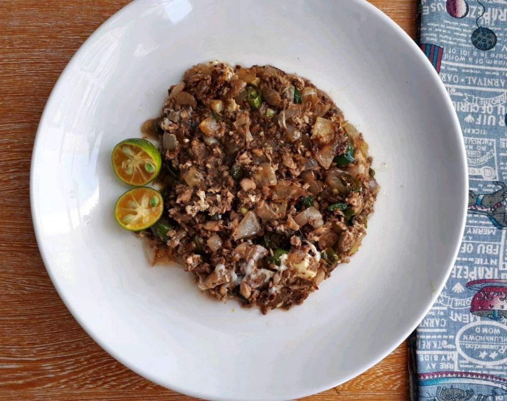 The recipe of Bangus Sisig