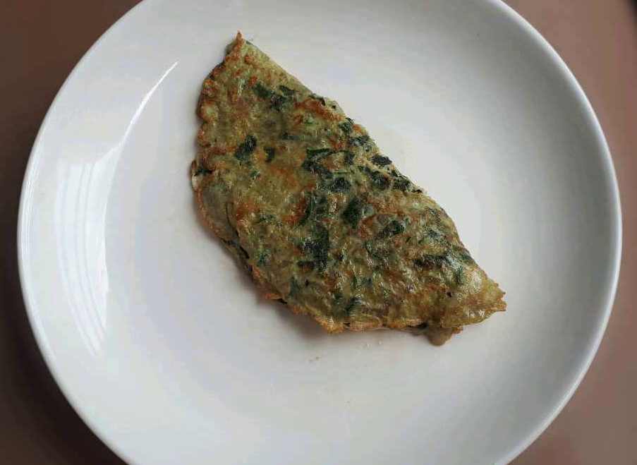 Spinach Omelette Recipe
