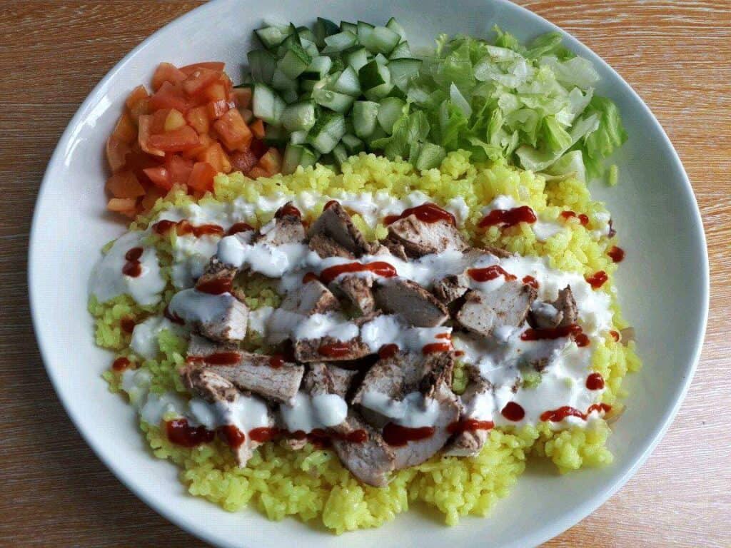 Chicken Shawarma Rice Recipe The Odehlicious