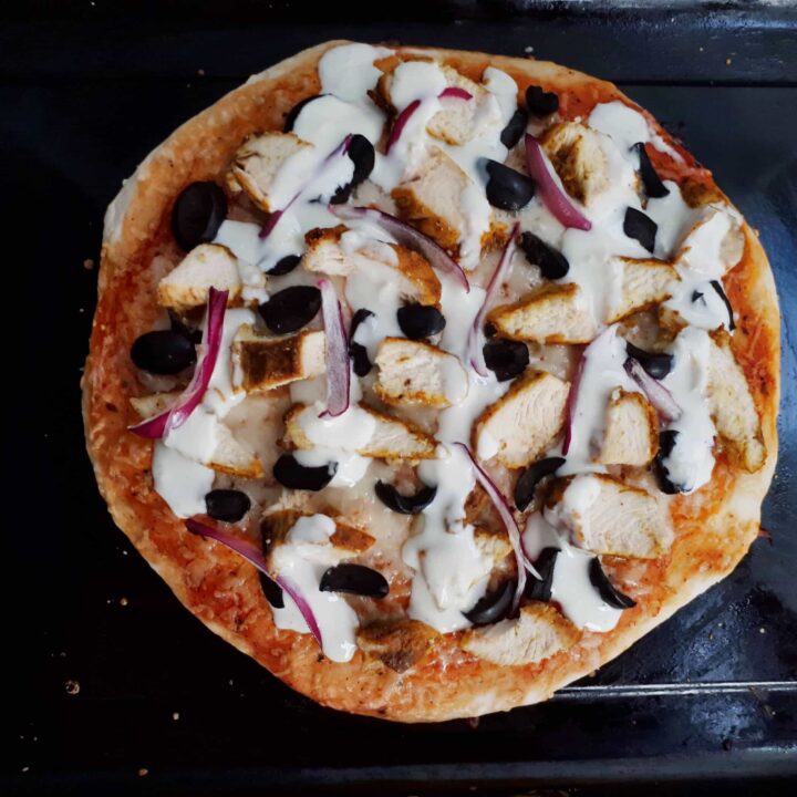Chicken Shawarma Pizza Recipe