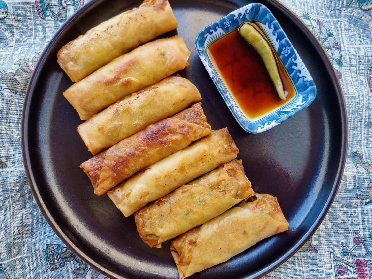 Chicken Shanghai Rool Rice Chicken Lumpiang Shanghai Recipe - The Odehlicious